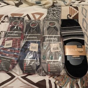 Gold Toe Men's No-Show Liner Socks - Black, Gray, Blue, Red, White